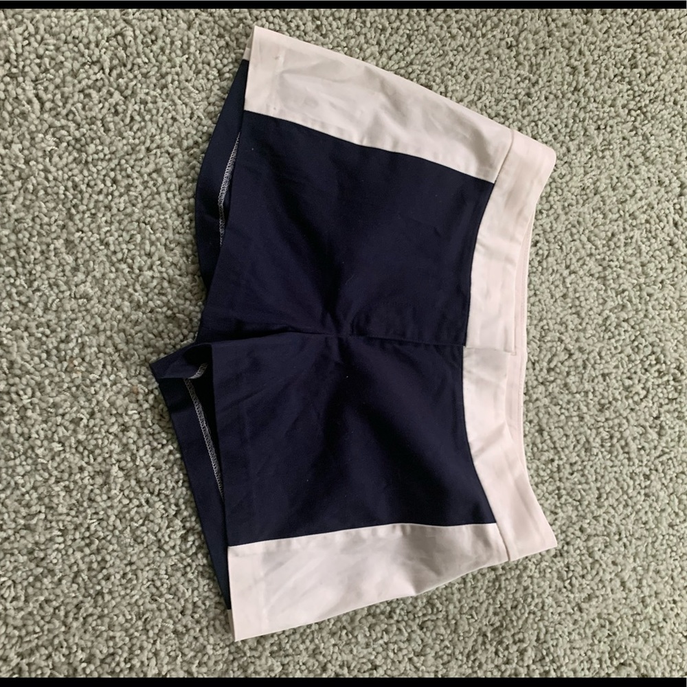 JCrew two color dress stretch shorts